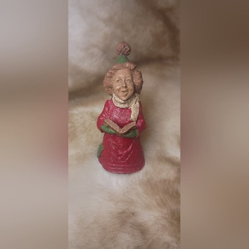 Tom Clark Gnome Figurine Caroler Series "A" 1987 Cairn Studio #98